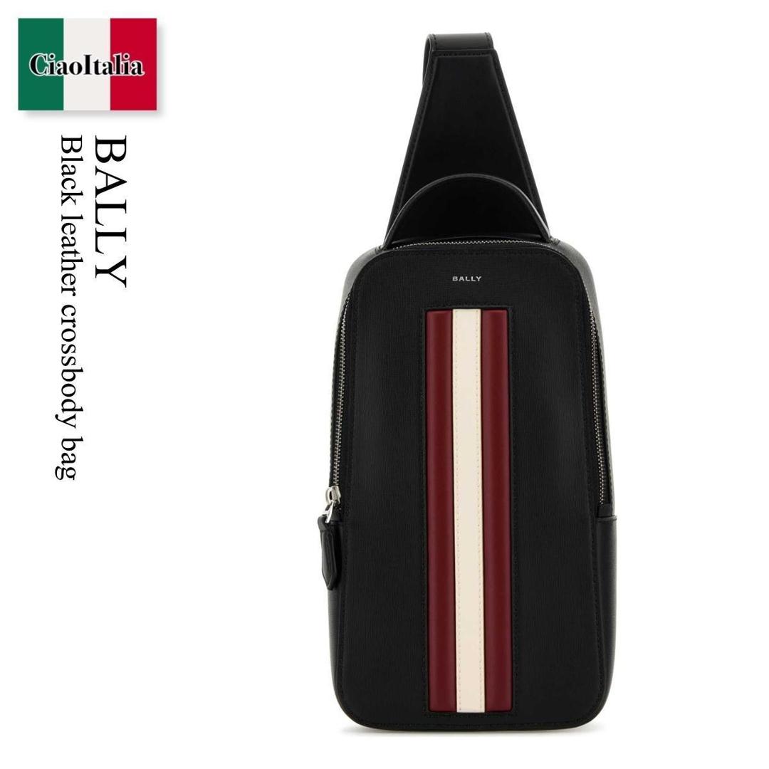 【分量制限事項・店卸し資産区分け・早め者白星！】 バリー / かばん / 鞄 / Bally Black Leather Crossbody Bag / MAS02DEC001 / MAS02DEC001 I946P / MAS02DEC001I946P / ショルダーバッグ