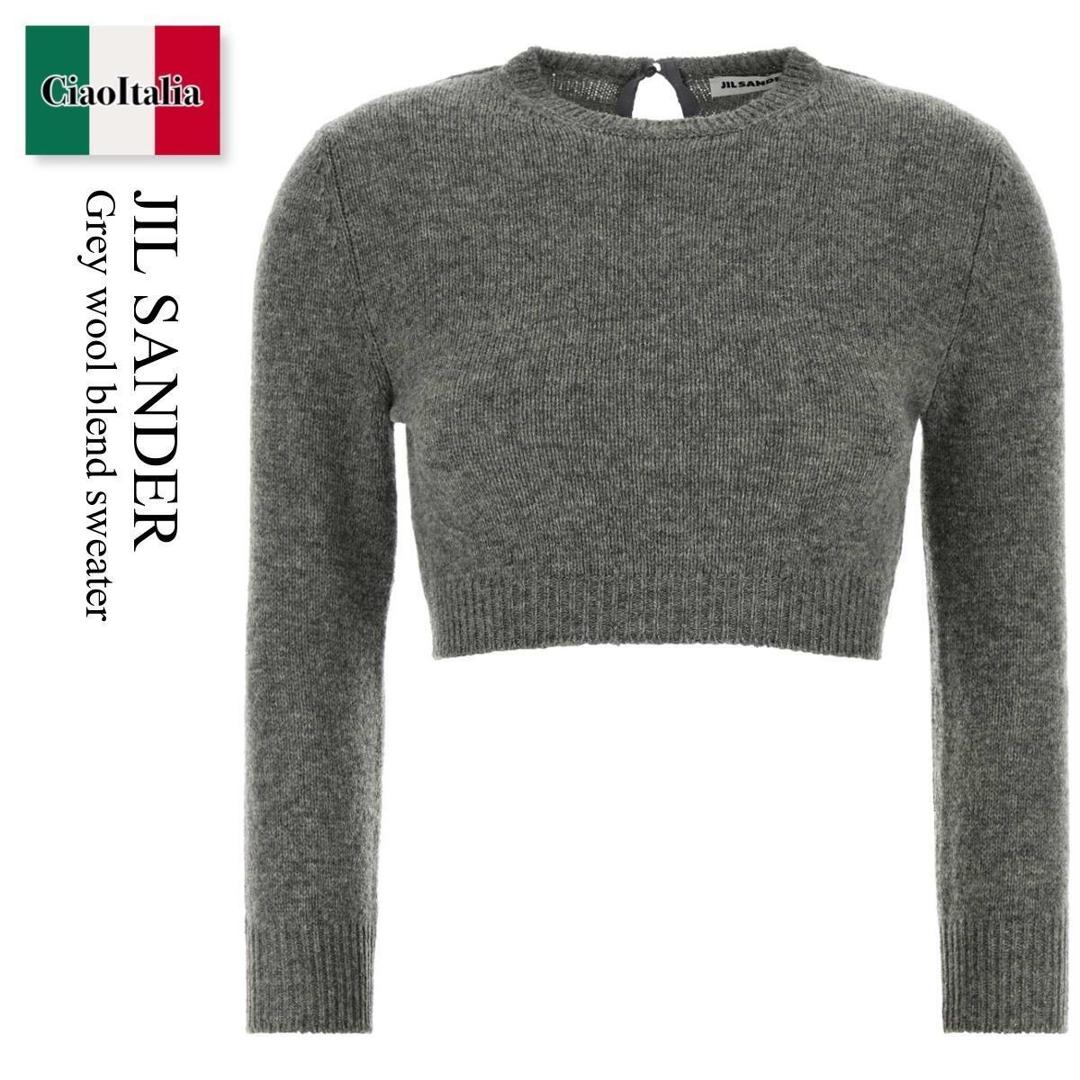 【量目押さえる・店卸し資産極限点・早め者制勝！】 ジルサンダー / Jil Sander Grey Wool Blend Sweater / J03GP0191J 14837 / J03GP0191J 14837 024 / J03GP0191J14837 / J03GP0191J14837 024 / J03GP0191J14837024 / 編み物・スウェーター