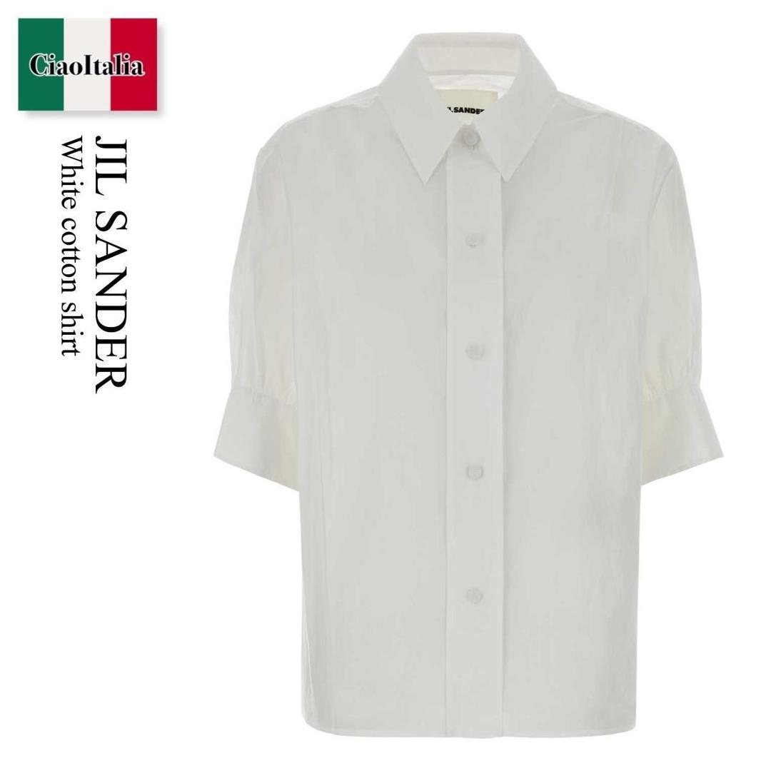 【数量限定・在庫限り・早い者勝ち！】 ジルサンダー / Jil Sander White Cotton Shirt / J01DL0162J 45326 / J01DL0162J 45326 100 / J01DL0162J45326 / J01DL0162J45326 100 / J01DL0162J45326100 / ブラウス・シャツ｜Ciao Italia