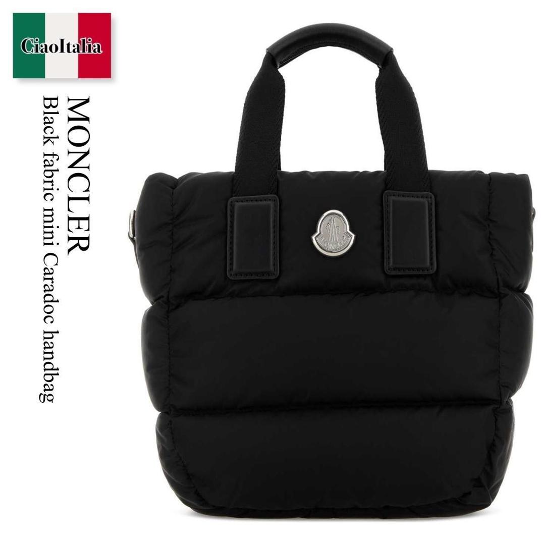 【数量限定・在庫限り・早い者勝ち！】 モンクレール / かばん / カバン / Moncler Black Fabric Mini Caradoc Handbag / L109B5 999 / L109B5 D00009M6275 999 / L109B5D00009M6275 / L109B5D00009M6275 999 / L109B5D00009M6275999 / ハンドバッグ