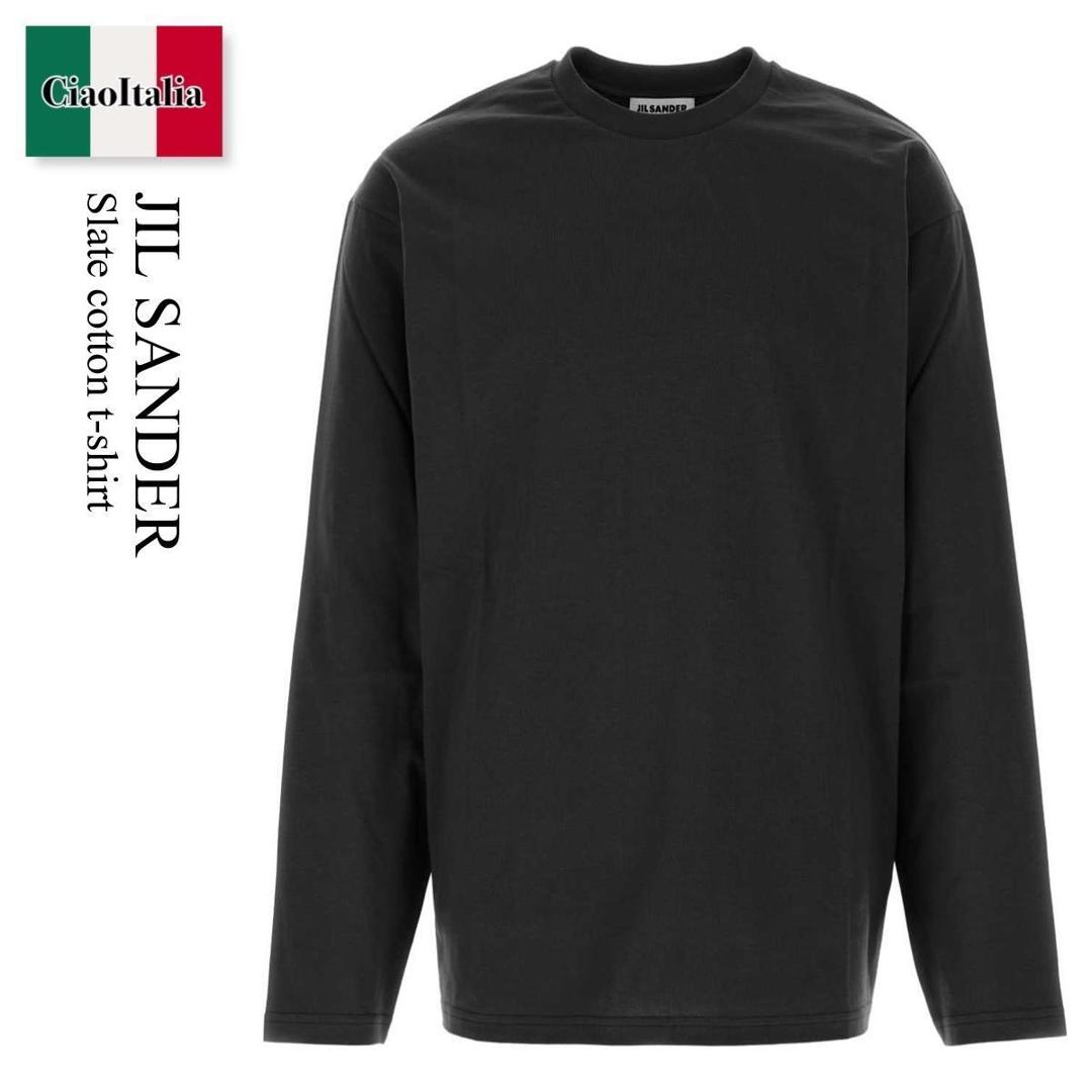 【数量限定・在庫限り・早い者勝ち！】 ジルサンダー / Jil Sander Slate Cotton T-Shirt / J21GC0196J 20360 / J21GC0196J 20360 001 / J21GC0196J20360 / J21GC0196J20360 001 / J21GC0196J20360001 / Tシャツ・カットソー