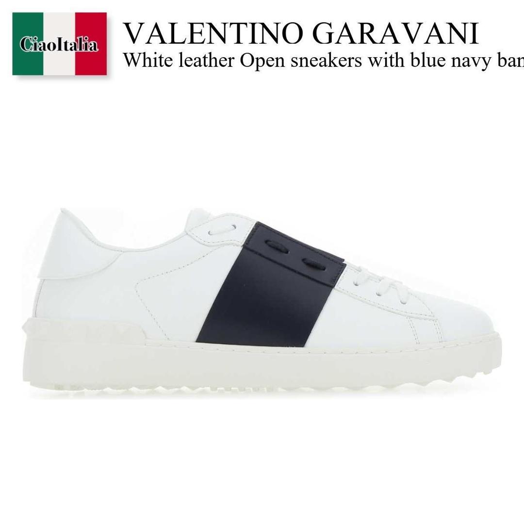 【数量限定・在庫限り・早い者勝ち！】 バレンチノ / Valentino Garavani White Leather Open Sneakers / 8Y0S0830BLU / 8Y0S0830BLU M15 / 8Y0S0830BLUM15 / スニーカー｜Ciao Italia
