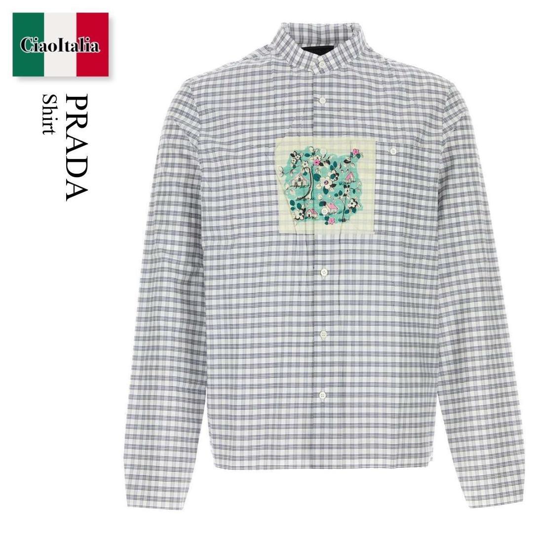 【寸法押さえる・店卸し資産境界線・早め者制覇！】 プラダ / Prada Shirt / UCN641 F0008 / UCN641 SWMO18WR F0008 / UCN641SWMO18WR / UCN641SWMO18WR F0008 / UCN641SWMO18WRF0008 / プルオーバー