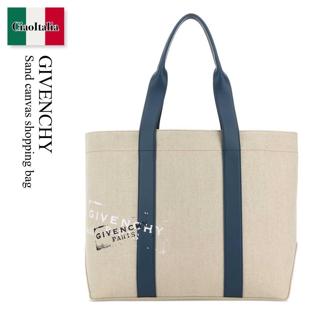 【寸法押さえる・店卸し資産境界線・早め者制覇！】 ジバンシィ / かばん / 袋 / Givenchy Sand Canvas Shopping Bag / BK50FHK21J / BK50FHK21J 255 / BK50FHK21J255 / トートバッグ