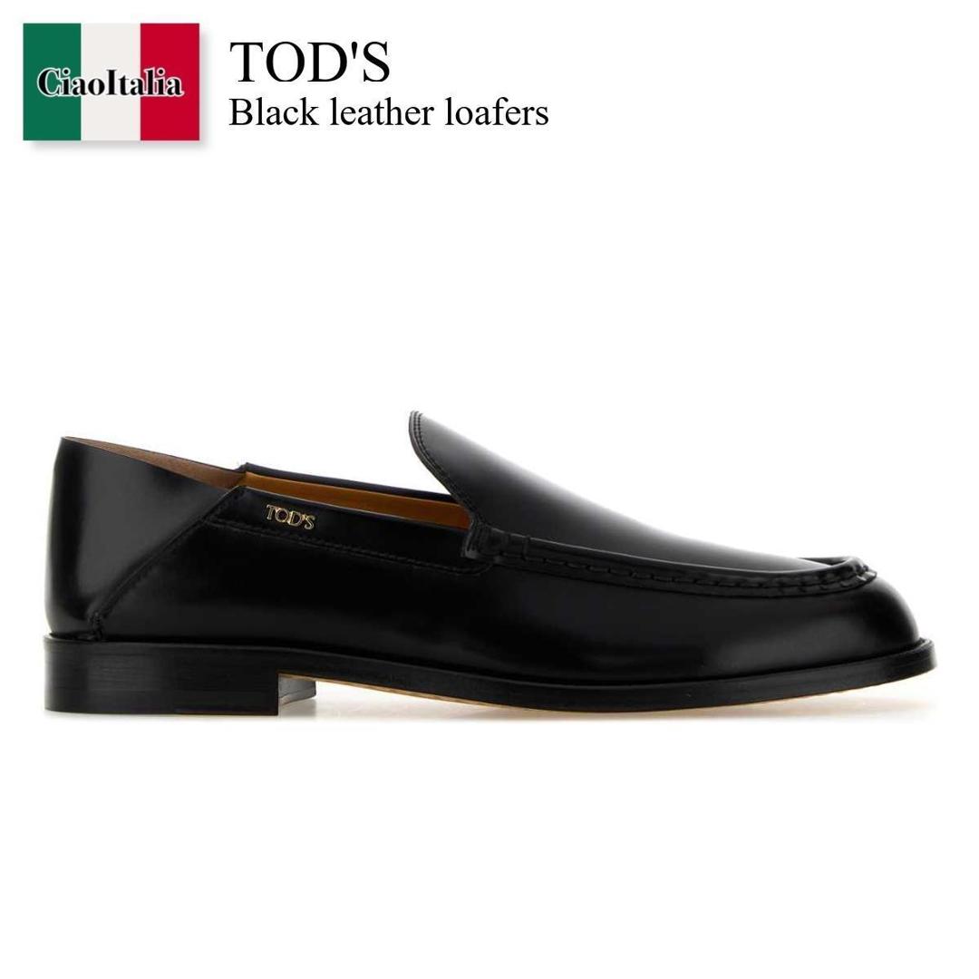 【数量限定・在庫限り・早い者勝ち！】 トッズ / Tod'S Black Leather Loafers / XXW07M0KJ20U18 / XXW07M0KJ20U18 B999 / XXW07M0KJ20U18B999 / ローファー・オックスフォード