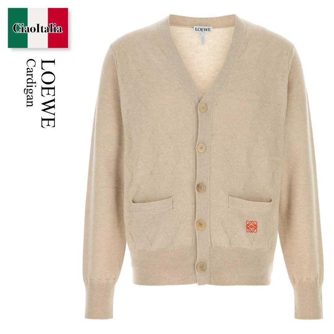 【数量限定・在庫限り・早い者勝ち！】 ロエベ / Loewe Cardigan / H526Y16KAL / H526Y16KAL BEIGE / H526Y16KALBEIGE / カーディガン 85,208円