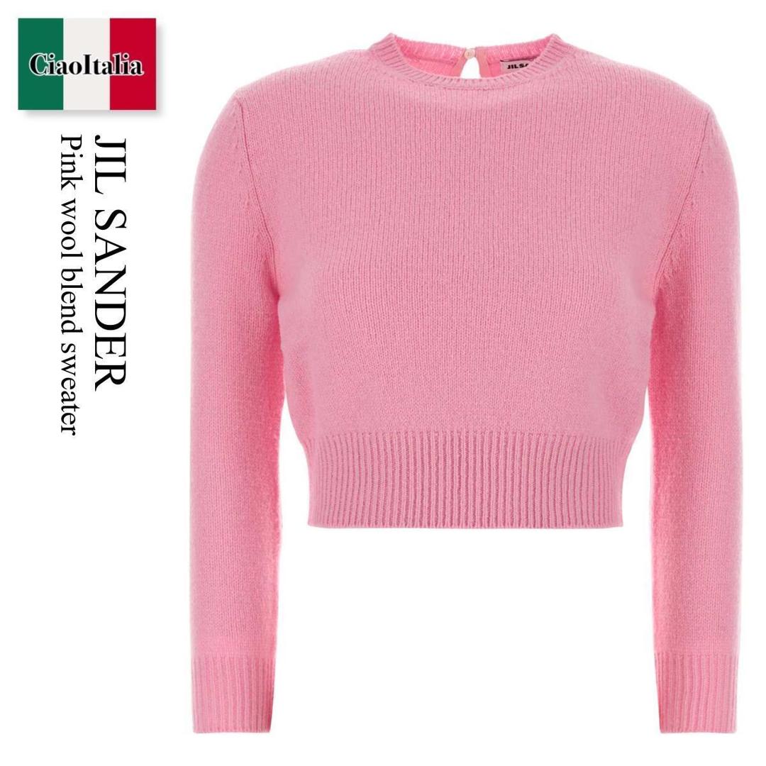 【量目押さえる・店卸し資産極限点・早め者制勝！】 ジルサンダー / Jil Sander Pink Wool Blend Sweater / J03GP0187J 14837 / J03GP0187J 14837 671 / J03GP0187J14837 / J03GP0187J14837 671 / J03GP0187J14837671 / 編み物・スウェーター