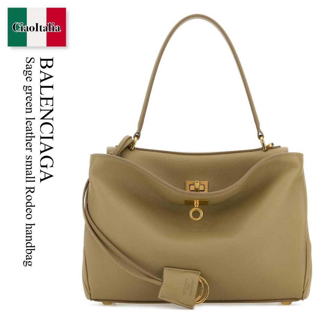 【数量限定・在庫限り・早い者勝ち！】 バレンシアガ / かばん / カバン / Balenciaga Sage Green Leather Small Rodeo Handbag / 789779 2AA4V / 789779 2AA4V 2921 / 7897792AA4V / 7897792AA4V 2921 / 7897792AA4V2921 / ハンドバッグ 226,380円