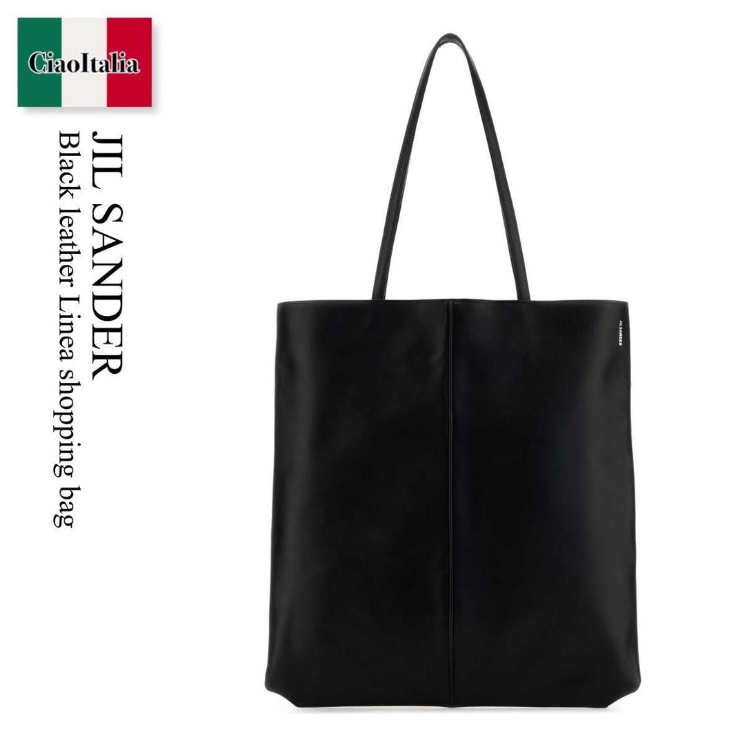 【数量限定・在庫限り・早い者勝ち！】 ジルサンダー / かばん / カバン / Jil Sander Black Leather Linea Shopping Bag / J25ZL0007P 9046 / J25ZL0007P 9046 001 / J25ZL0007P9046 / J25ZL0007P9046 001 / J25ZL0007P9046001 / トートバッグ