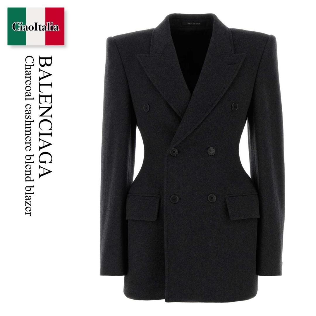 【量目押さえる・店卸し資産極限点・早め者制勝！】 バレンシアガ / Balenciaga Charcoal Cashmere Blend Blazer / 794461 TTU19 / 794461 TTU19 8519 / 794461TTU19 / 794461TTU19 8519 / 794461TTU198519 / 上衣