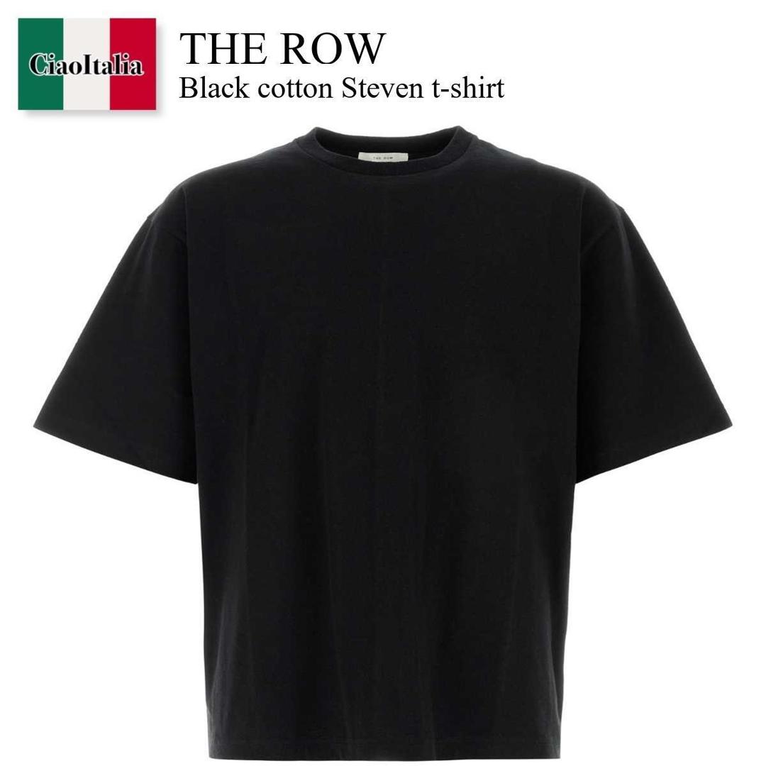 【数量限定・在庫限り・早い者勝ち！】 ザ・ロウ / The Row Black Cotton Steven T-Shirt / 559K7 13 / 559K7 13 BLK / 559K713 / 559K713 BLK / 559K713BLK / Tシャツ・カットソー 56,253円