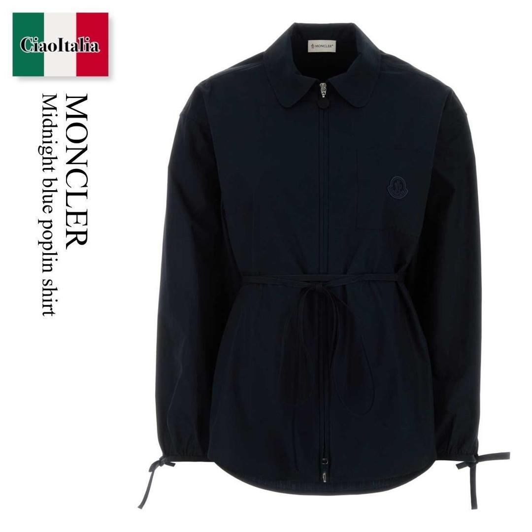 【数量限定・在庫限り・早い者勝ち！】 モンクレール / Moncler Midnight Blue Poplin Shirt / L10932 742 / L10932 F00021597LQ 742 / L10932F00021597LQ / L10932F00021597LQ 742 / L10932F00021597LQ742 / ブラウス・シャツ