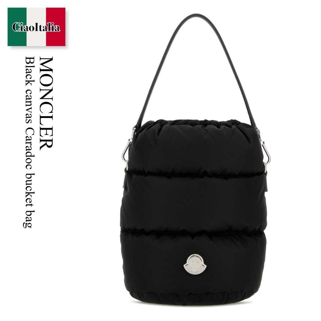 【数量限定・在庫限り・早い者勝ち!】 モンクレール / かばん / カバン / Moncler Black Canvas Caradoc Bucket Bag / L109B5 999 / L109B5 I00002M6275 999 / L109B5I00002M6275 / L109B5I00002M6275 999 / L109B5I00002M6275999 / ショルダーバッグ・ポシェット|Ciao Italia