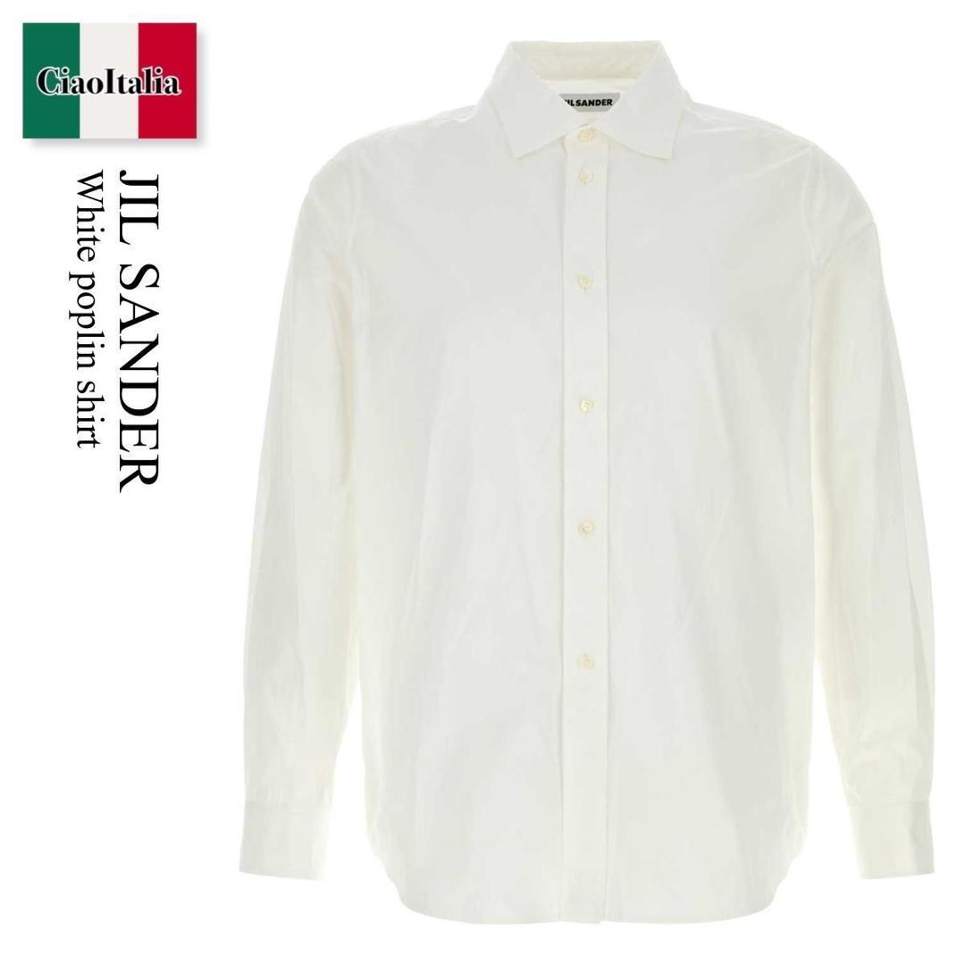【寸法押さえる・店卸し資産境界線・早め者制覇！】 ジルサンダー / Jil Sander White Poplin Shirt / J21DL0266J 45342 / J21DL0266J 45342 100 / J21DL0266J45342 / J21DL0266J45342 100 / J21DL0266J45342100 / プルオーバー