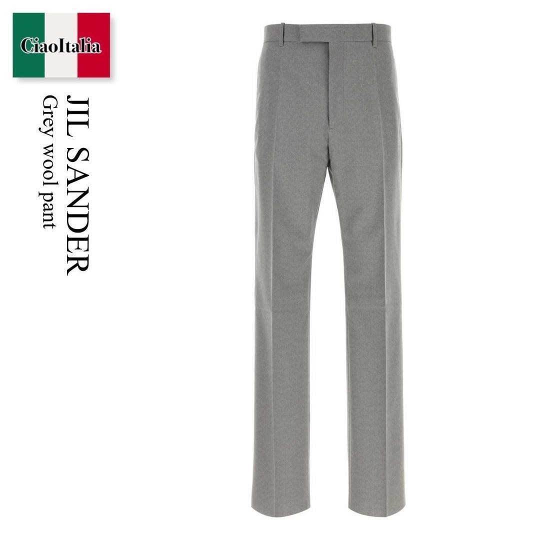 【数量限定・在庫限り・早い者勝ち！】 ジルサンダー / Jil Sander Grey Wool Pant / J21KA0319J 40249 / J21KA0319J 40249 024 / J21KA0319J40249 / J21KA0319J40249 024 / J21KA0319J40249024 / パンツ・ボトムスその他