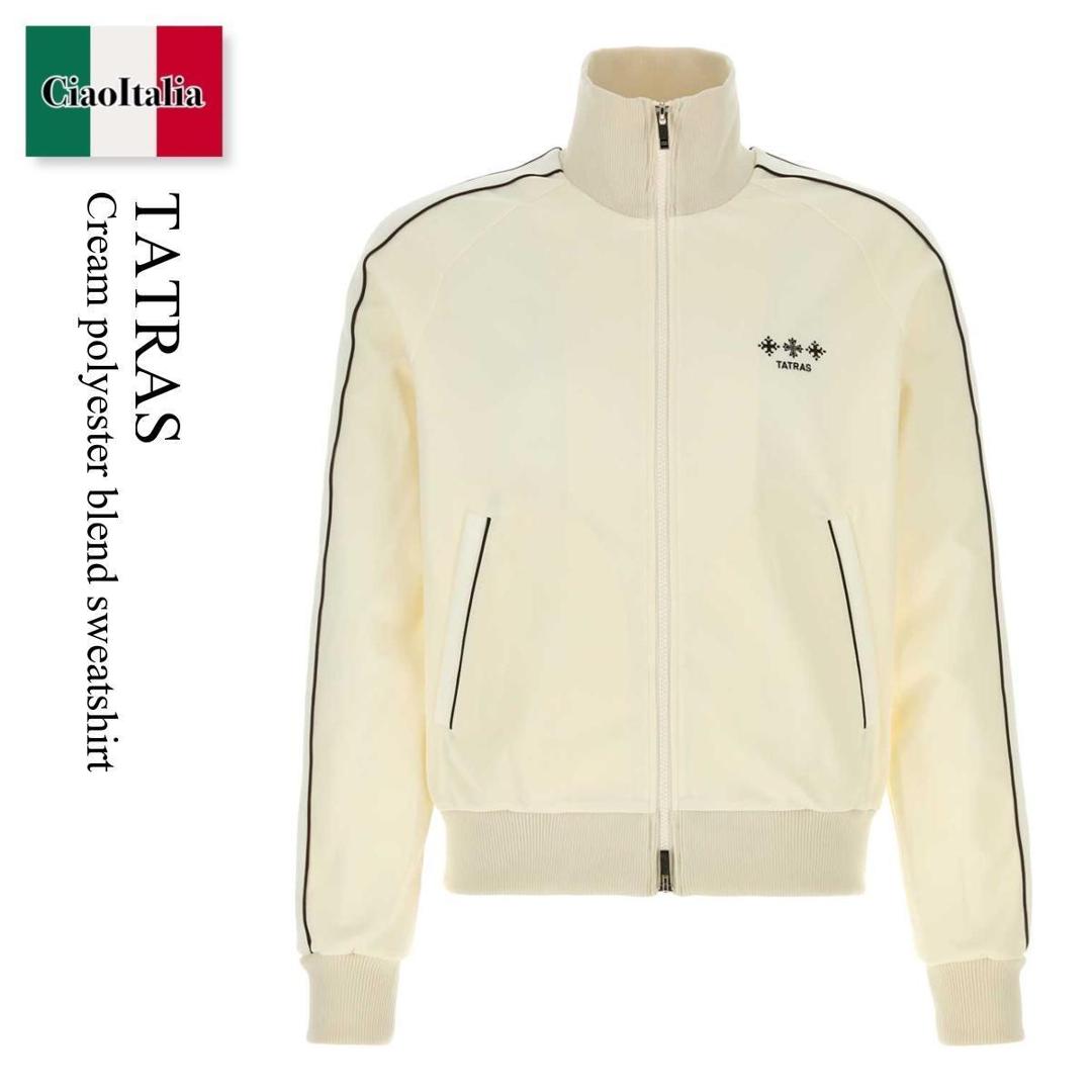 【物量制限事項・店卸し資産極限点・早め者制覇！】 タトラス / Tatras Cream Polyester Blend Sweatshirt / MCKZ0589063588 / MCKZ0589063588 002 / MCKZ0589063588002 / スウェット・トレーナー