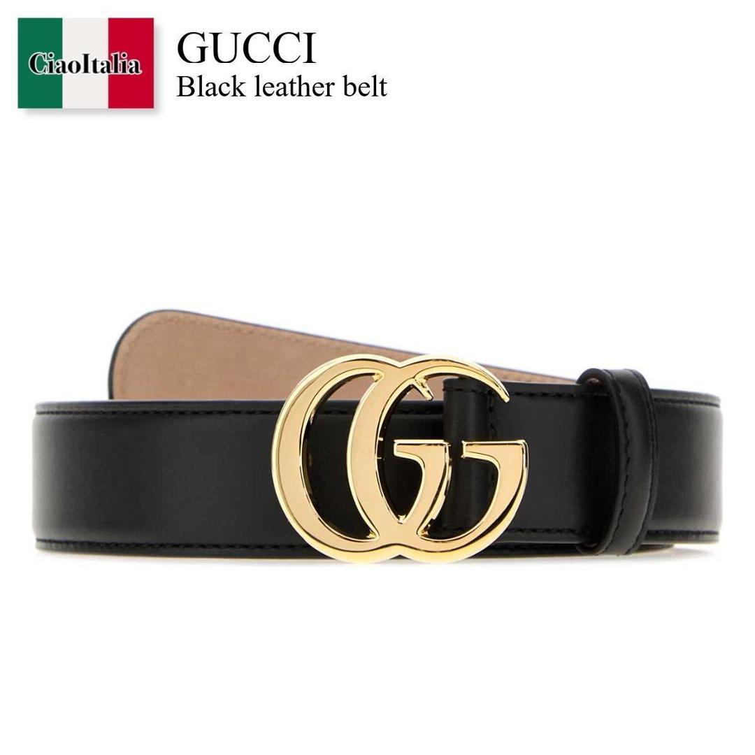 【寸法押さえる・店卸し資産境界線・早め者制覇！】 グッチ / Gucci Black Leather Belt / 863293 AAGD4 / 863293 AAGD4 1000 / 863293AAGD4 / 863293AAGD4 1000 / 863293AAGD41000 / 三尺帯