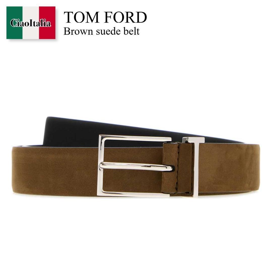 【物量制限事項・店卸し資産極限点・早め者制覇！】 トム・ジェラルド・r・フォード / Tom Ford Brown Suede Belt / 結核症325LCL504SEBU / 結核症325LCL504 SEBU / 結核症325LCL504S / 結核症325LCL504S EBU / 三尺帯