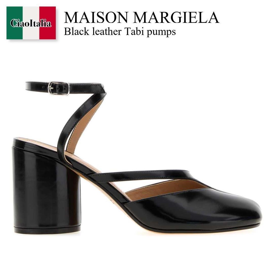 【寸法押さえる・店卸し資産境界線・早め者制覇！】 住み家 マルジェラ / Maison Margiela Black Leather Tabi Pumps / S58WP0280 P8193 / S58WP0280 P8193 T8013 / S58WP0280P8193 / S58WP0280P8193 T8013 / S58WP0280P8193T8013 / パンプス
