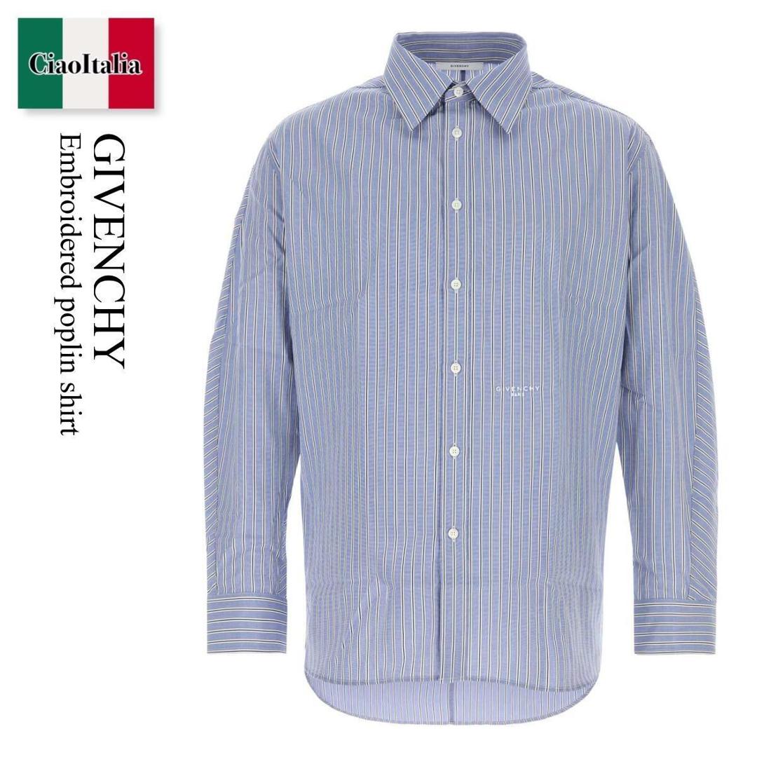 【寸法押さえる・店卸し資産境界線・早め者制覇！】 ジバンシィ / Givenchy Embroidered Poplin Shirt / BM615816PL / BM615816PL 131 / BM615816PL131 / プルオーバー