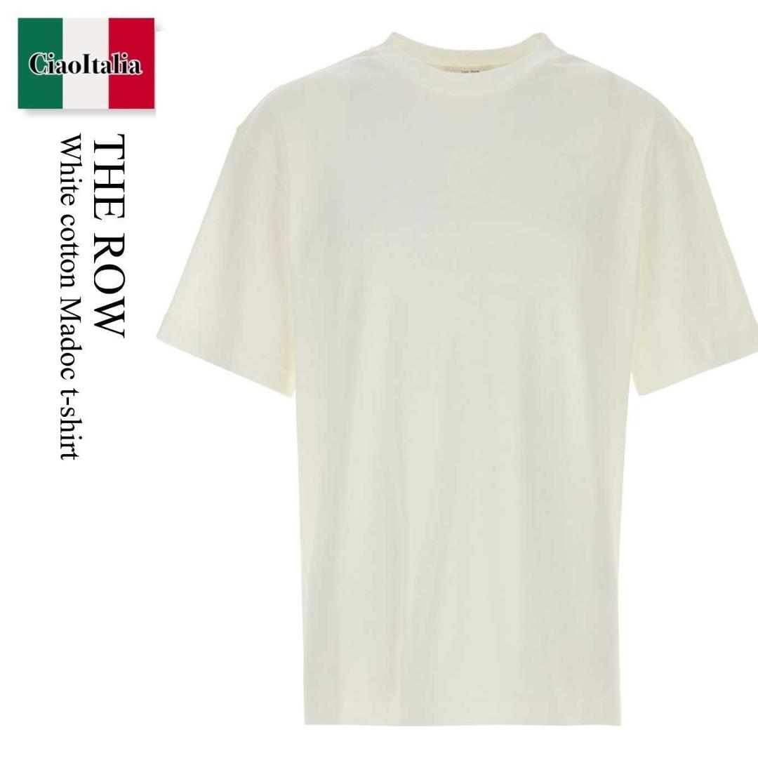 【数量限定・在庫限り・早い者勝ち！】 ザ・ロウ / The Row White Cotton Madoc T-Shirt / 1401K 732 / 1401K 732 WHT / 1401K732 / 1401K732 WHT / 1401K732WHT / Tシャツ・カットソー｜Ciao Italia