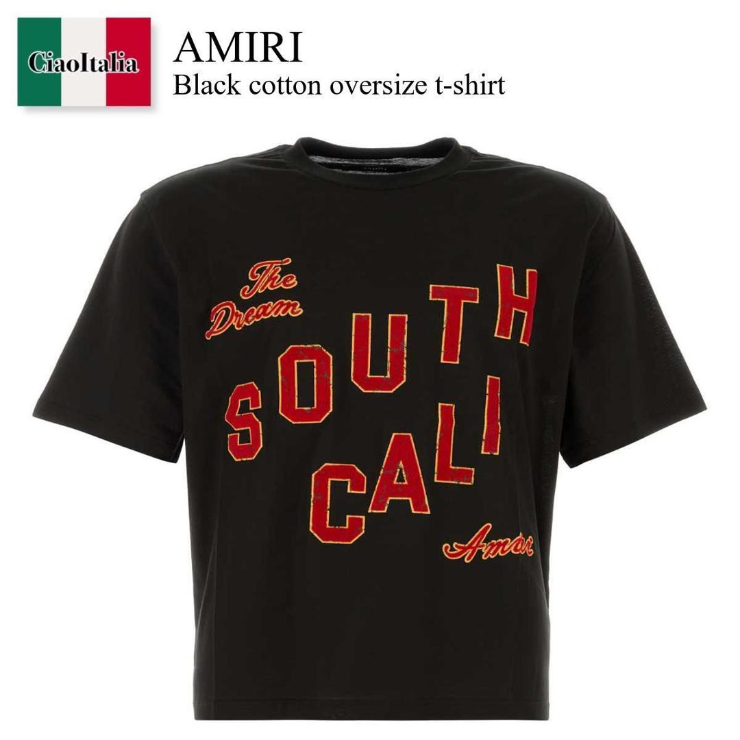 【数量限定・在庫限り・早い者勝ち！】 アミリ / Amiri Black Cotton Oversize T-Shirt / AMTOJR1 / AMTOJR1 180 / AMTOJR1180 / AMTOJR1180 BLACK / AMTOJR1180BLACK / Tシャツ・カットソー｜Ciao Italia 35,080円