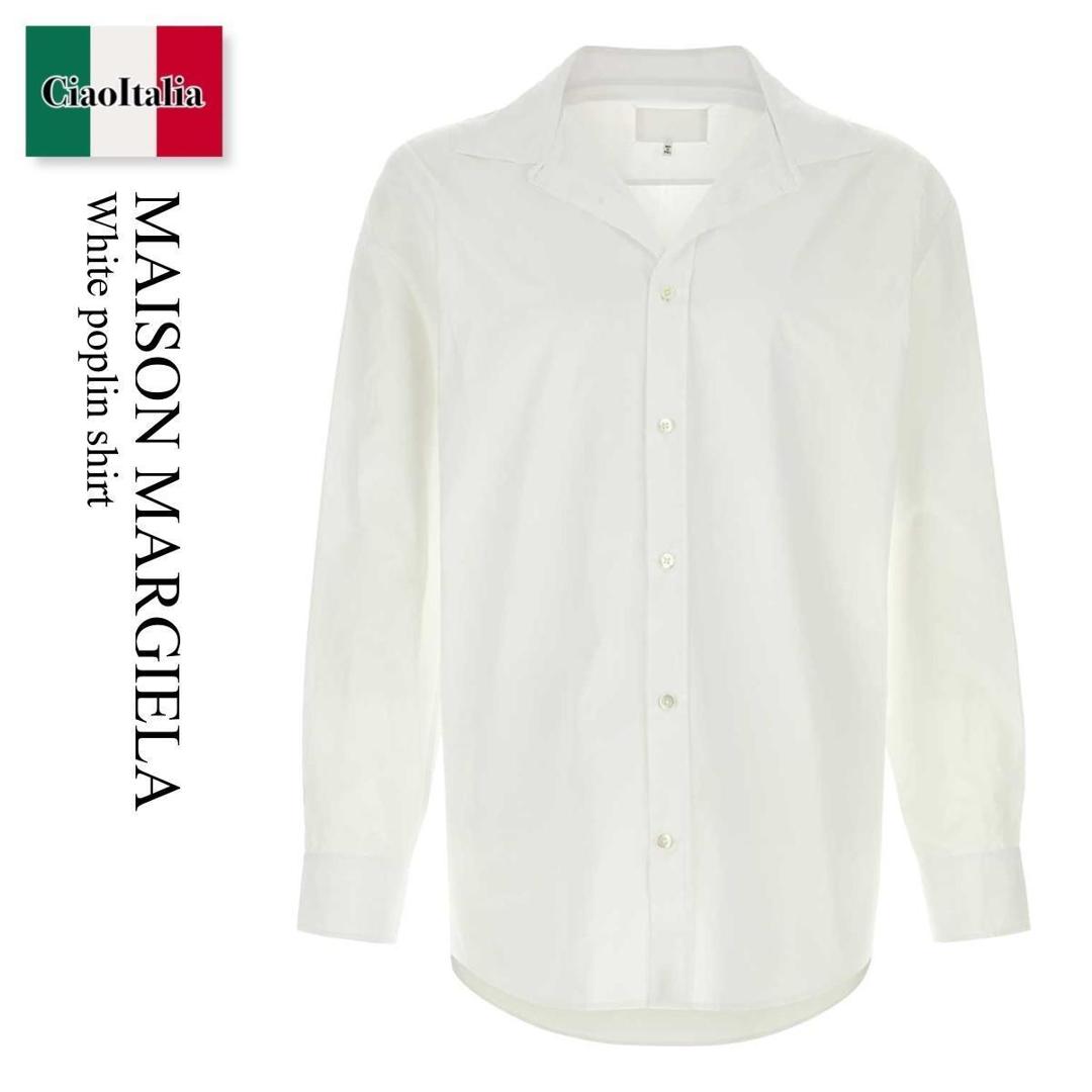【寸法押さえる・店卸し資産境界線・早め者制覇！】 住み家 マルジェラ / Maison Margiela White Poplin Shirt / S67DT0024 S43001 / S67DT0024 S43001 100 / S67DT0024S43001 / S67DT0024S43001 100 / S67DT0024S43001100 / プルオーバー