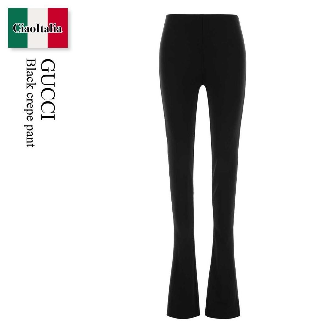 【数量限定・在庫限り・早い者勝ち！】 グッチ / Gucci Black Crepe Pant / A002V9 XJH21 / A002V9 XJH21 1000 / A002V9XJH21 / A002V9XJH21 1000 / A002V9XJH211000 / パンツ｜Ciao Italia