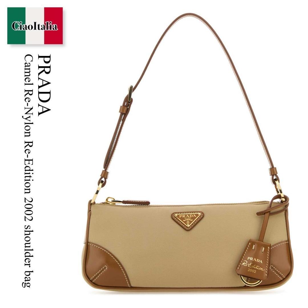 【分量制限事項・店卸し資産区分け・早め者白星！】 プラダ / かばん / 鞄 / Prada Camel Re-Nylon Re-Edition 2002 Shoulder Bag / 1BC201 F0040 / 1BC201 R789 F0040 / 1BC201R789 / 1BC201R789 F0040 / 1BC201R789F0040 / ショルダーバッグ・ポシェット