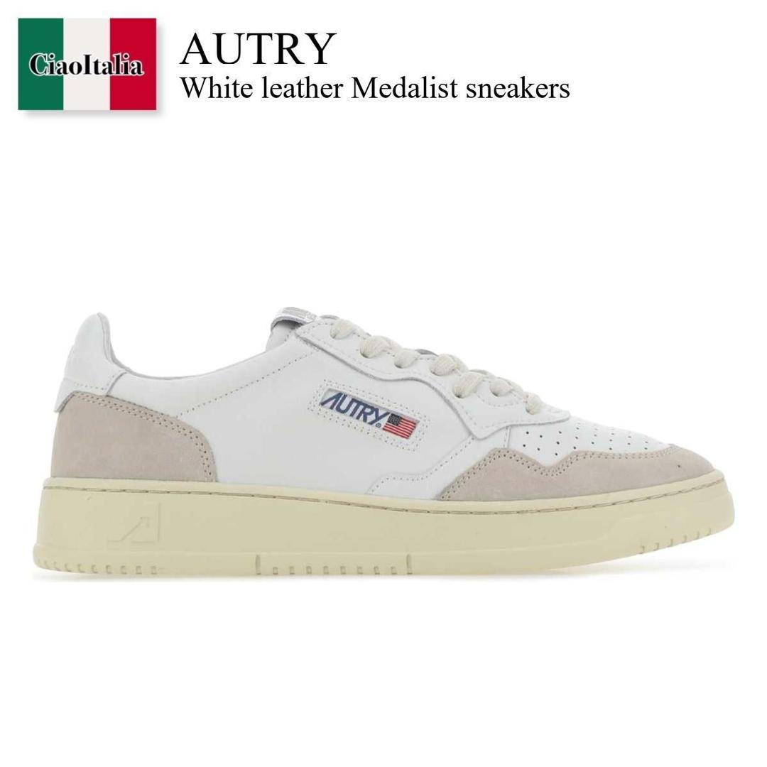 【数量限定・在庫限り・早い者勝ち！】 オートリー / Autry White Leather Medalist Sneakers / AULMLS33 / AULM / AULM LS33 / スニーカー｜Ciao Italia 27,979円