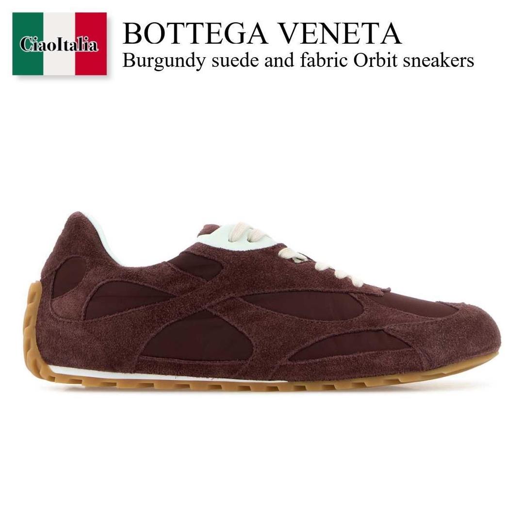 【数量限定・在庫限り・早い者勝ち!】 ボッテガ・ヴェネタ / Bottega Veneta Burgundy Suede And Fabric Orbit Sneakers / 867944 V3MS2 / 867944 V3MS2 6186 / 867944V3MS2 / 867944V3MS2 6186 / 867944V3MS26186 / スニーカー|Ciao Italia