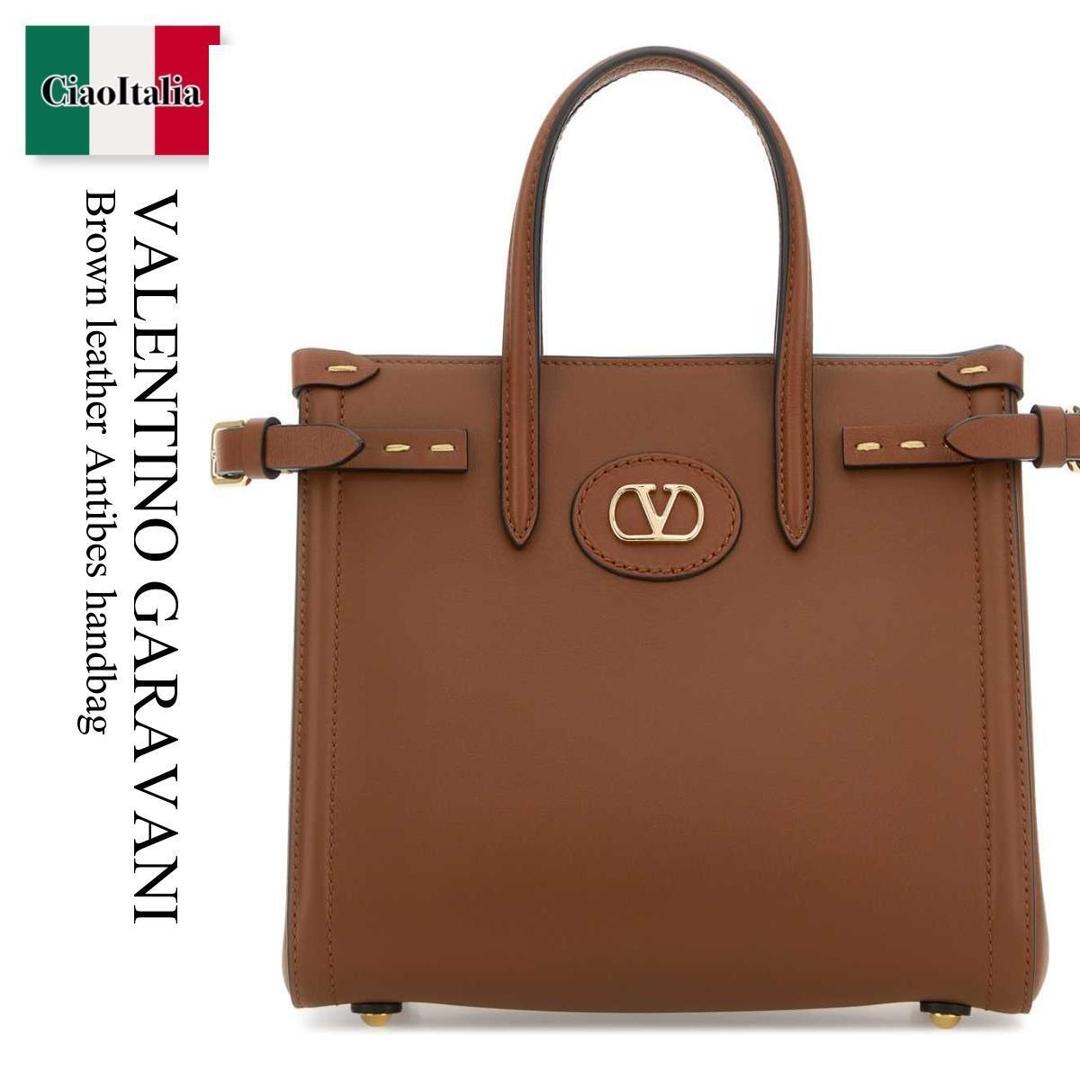 【分量制限事項・店卸し資産区分け・早め者白星！】 バレンチノ / かばん / 鞄 / Valentino Garavani Brown Leather Antibes Handbag / 8W2B0R20YYQ / 8W2B0R20YYQ N58 / 8W2B0R20YYQN58 / ハンドバック