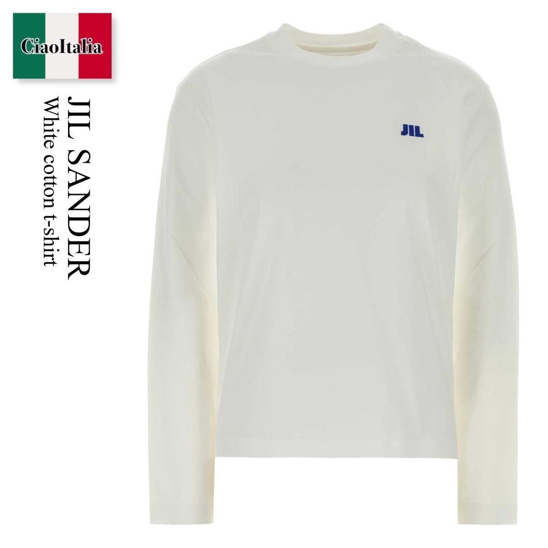 【数量限定・在庫限り・早い者勝ち！】 ジルサンダー / Jil Sander White Cotton T-Shirt / J02GC0164J 45048 / J02GC0164J 45048 100 / J02GC0164J45048 / J02GC0164J45048 100 / J02GC0164J45048100 / Tシャツ・カットソー｜Ciao Italia