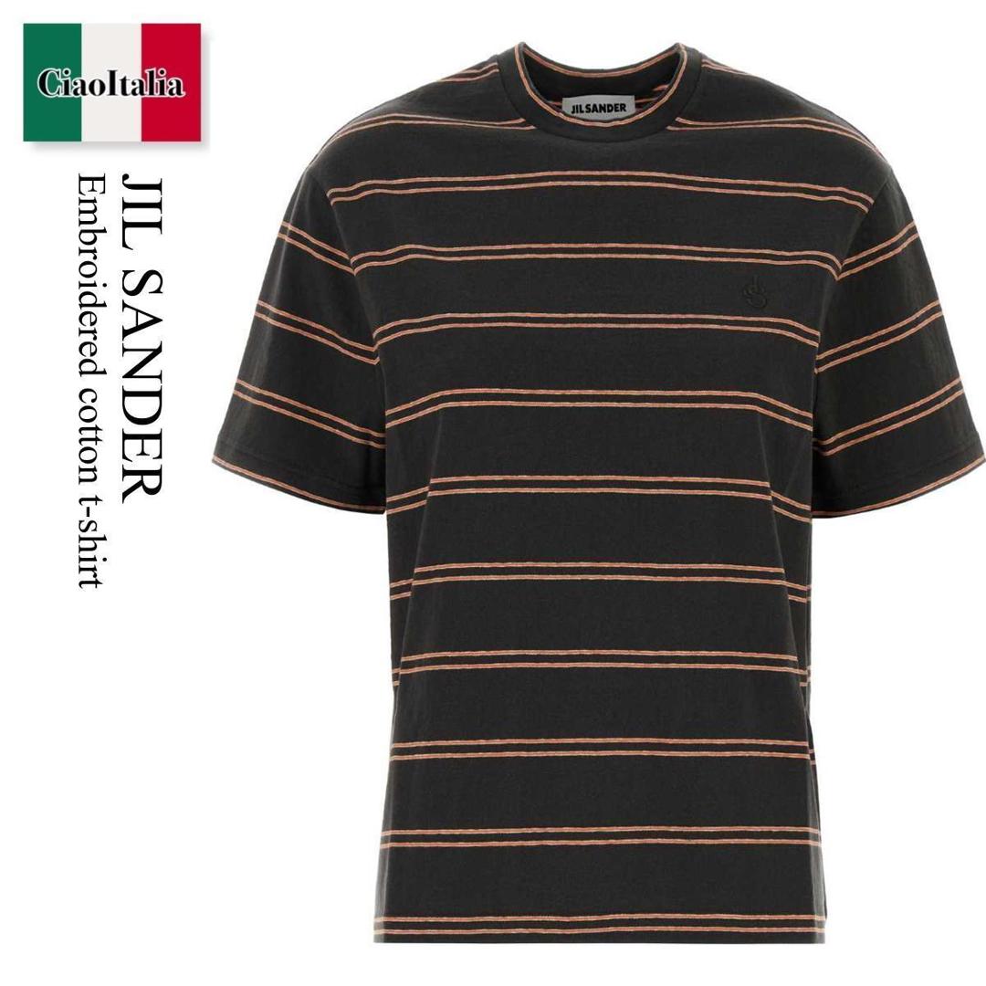 【分量制限事項・店卸し資産区分け・早め者白星！】 ジルサンダー / Jil Sander Embroidered Cotton T-Shirt / J02GC0150J 20394 / J02GC0150J 20394 060 / J02GC0150J20394 / J02GC0150J20394 060 / J02GC0150J20394060 / プルオーバー・カットソー