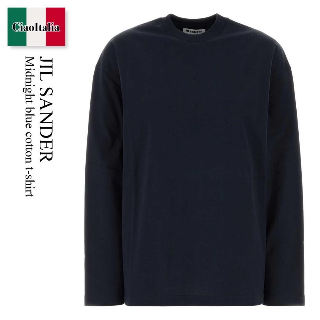 【分量制限事項・店卸し資産区分け・早め者白星！】 ジルサンダー / Jil Sander Midnight Blue Cotton T-Shirt / J02GC0174J 20348 / J02GC0174J 20348 402 / J02GC0174J20348 / J02GC0174J20348 402 / J02GC0174J20348402 / プルオーバー・カットソー