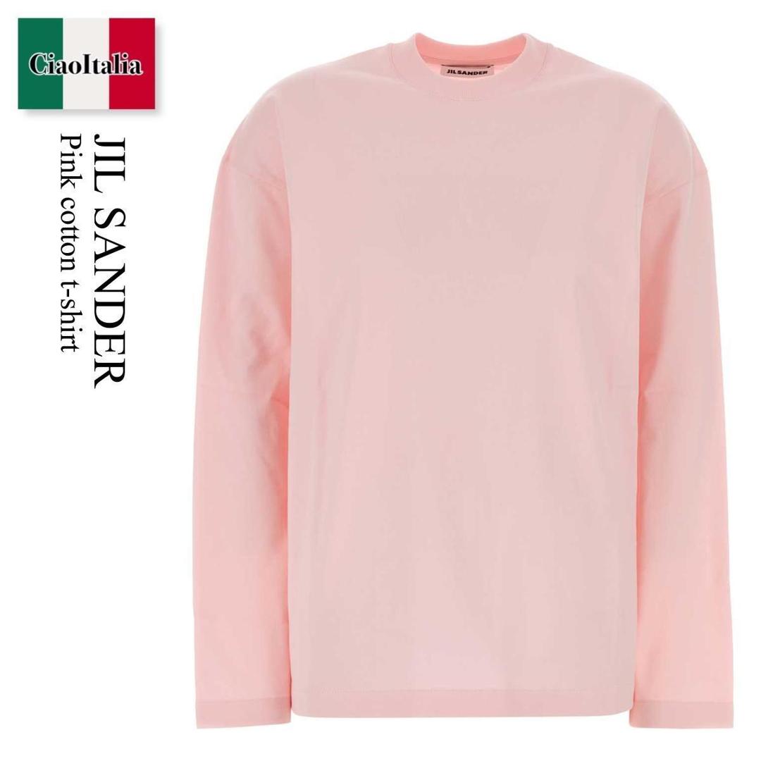 【分量制限事項・店卸し資産区分け・早め者白星！】 ジルサンダー / Jil Sander Pink Cotton T-Shirt / J02GC0174J 20348 / J02GC0174J 20348 678 / J02GC0174J20348 / J02GC0174J20348 678 / J02GC0174J20348678 / プルオーバー・カットソー