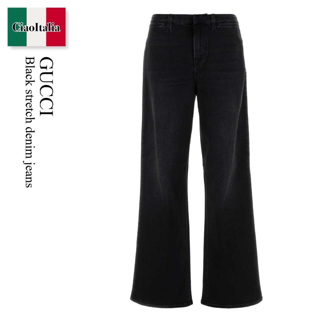 【分量制限事項・店卸し資産区分け・早め者白星！】 グッチ / Gucci Black Stretch Denim Jeans / 875831 XDDIL / 875831 XDDIL 1000 / 875831XDDIL / 875831XDDIL 1000 / 875831XDDIL1000 / ジーンズ・ジーパン
