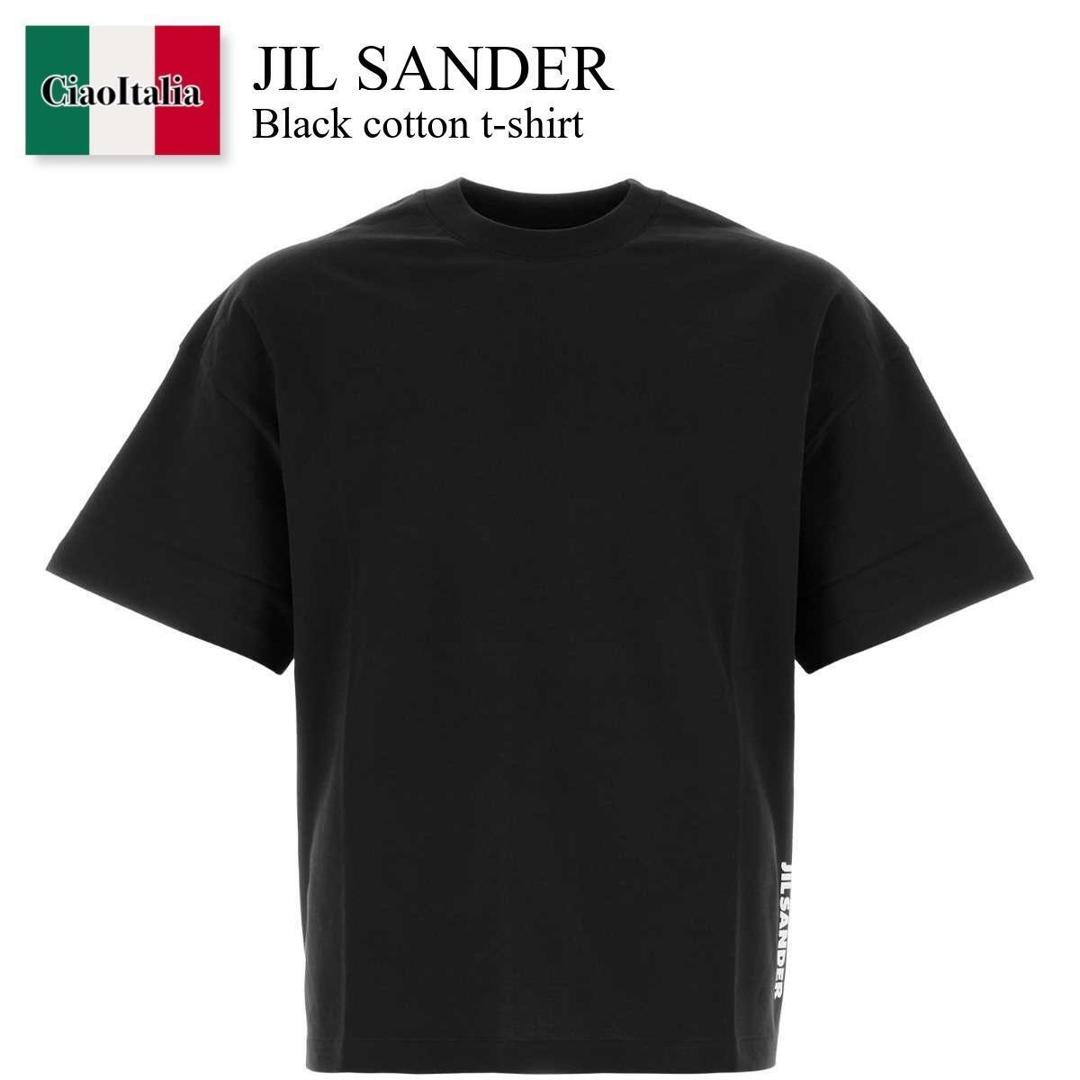 【分量制限事項・店卸し資産区分け・早め者白星！】 ジルサンダー / Jil Sander Black Cotton T-Shirt / J22GC0277J 20348 / J22GC0277J 20348 001 / J22GC0277J20348 / J22GC0277J20348 001 / J22GC0277J20348001 / プルオーバー・カットソー