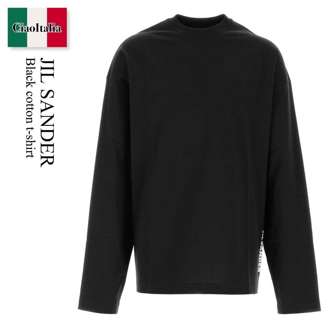 【分量制限事項・店卸し資産区分け・早め者白星！】 ジルサンダー / Jil Sander Black Cotton T-Shirt / J22GC0278J 20348 / J22GC0278J 20348 001 / J22GC0278J20348 / J22GC0278J20348 001 / J22GC0278J20348001 / プルオーバー・カットソー