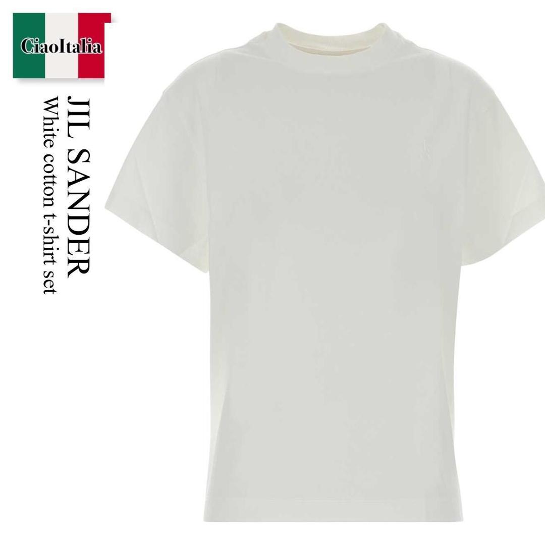 【分量制限事項・店卸し資産区分け・早め者白星！】 ジルサンダー / Jil Sander White Cotton T-Shirt Set / J02GC0161J 45048 / J02GC0161J 45048 100 / J02GC0161J45048 / J02GC0161J45048 100 / J02GC0161J45048100 / プルオーバー・カットソー