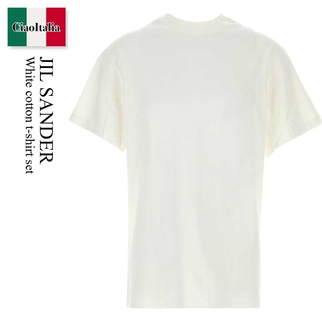 【分量制限事項・店卸し資産区分け・早め者白星！】 ジルサンダー / Jil Sander White Cotton T-Shirt Set / J22GC0272J 45048 / J22GC0272J 45048 100 / J22GC0272J45048 / J22GC0272J45048 100 / J22GC0272J45048100 / プルオーバー・カットソー