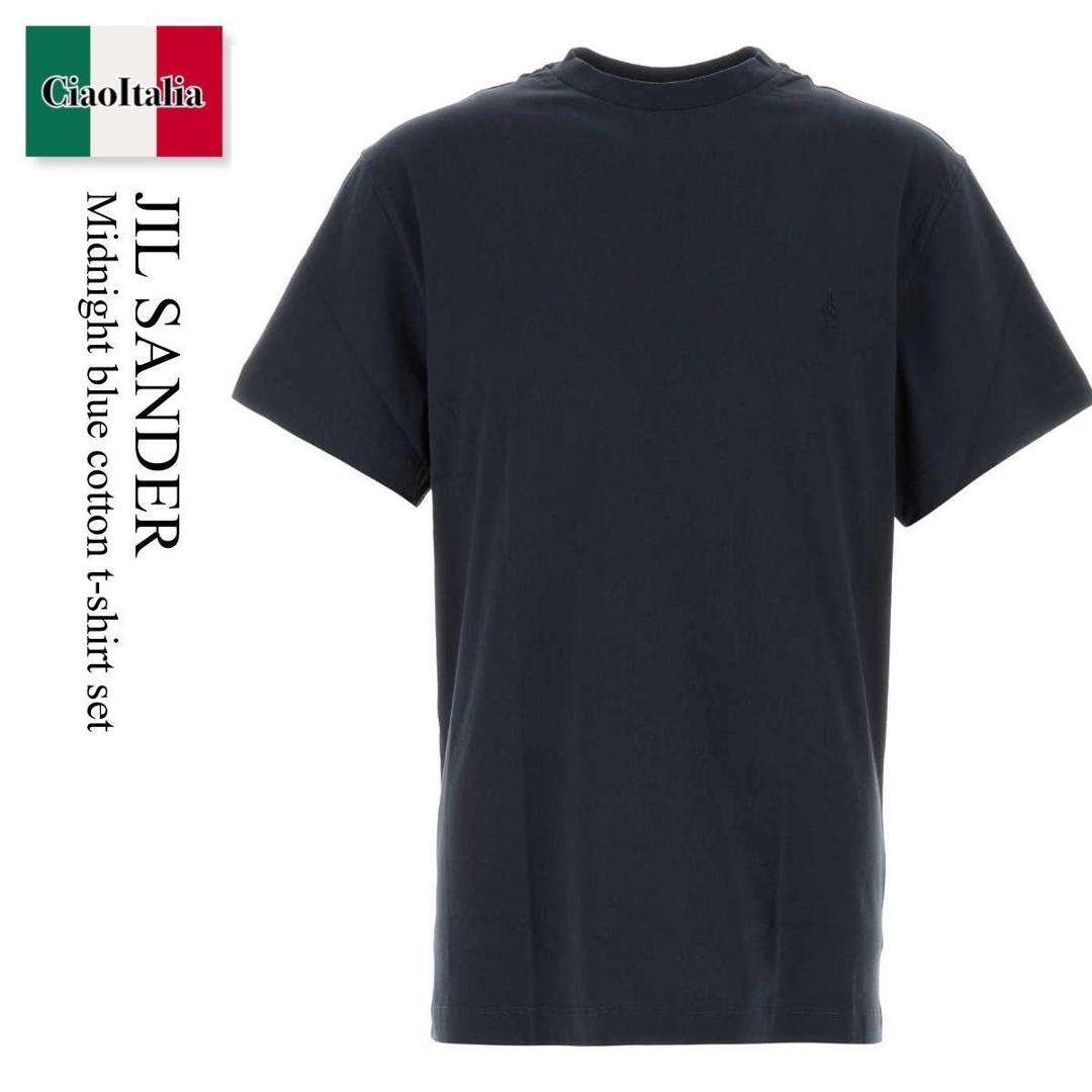【分量制限事項・店卸し資産区分け・早め者白星！】 ジルサンダー / Jil Sander Midnight Blue Cotton T-Shirt Set / J22GC0272J 45048 / J22GC0272J 45048 402 / J22GC0272J45048 / J22GC0272J45048 402 / J22GC0272J45048402 / プルオーバー・カットソー