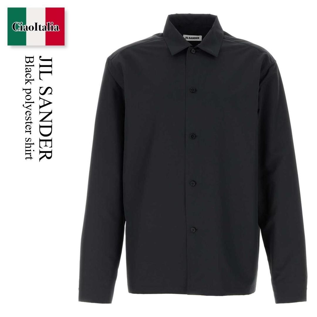 【寸法押さえる・店卸し資産境界線・早め者制覇！】 ジルサンダー / Jil Sander Black Polyester Shirt / J22DL0395J 74276 / J22DL0395J 74276 001 / J22DL0395J74276 / J22DL0395J74276 001 / J22DL0395J74276001 / プルオーバー