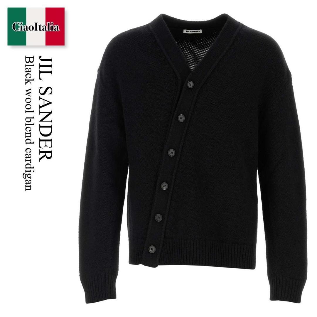 【寸法押さえる・店卸し資産境界線・早め者制覇！】 ジルサンダー / Jil Sander Black Wool Blend Cardigan / J22HP0054J 14860 / J22HP0054J 14860 001 / J22HP0054J14860 / J22HP0054J14860 001 / J22HP0054J14860001 / ジレー