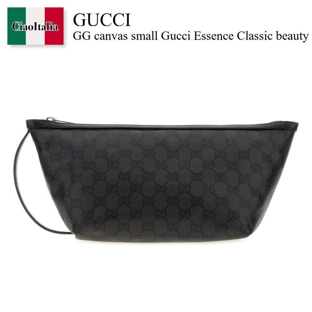 【寸法押さえる・店卸し資産境界線・早め者制覇！】 グッチ / かばん / 袋 / Gucci Gg Canvas Small Gucci Essence Classic Beauty Case / 875159 FAF8A / 875159 FAF8A 1000 / 875159FAF8A / 875159FAF8A 1000 / 875159FAF8A1000 / クラッチペダル御徒面子