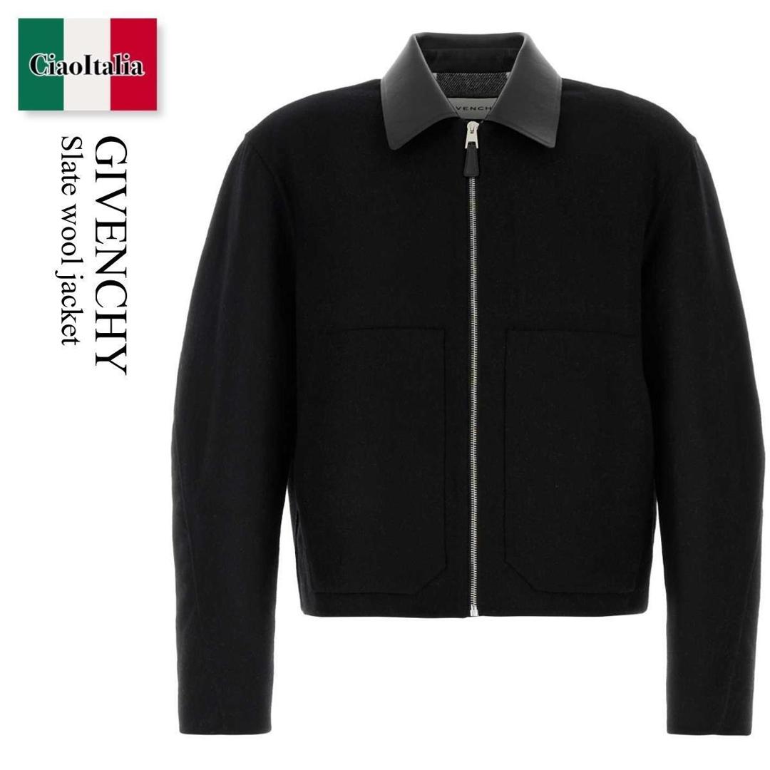 【寸法押さえる・店卸し資産境界線・早め者制覇！】 ジバンシィ / Givenchy Slate Wool Jacket / BM01HH16KB / BM01HH16KB 181 / BM01HH16KB181 / 上衣余分の物