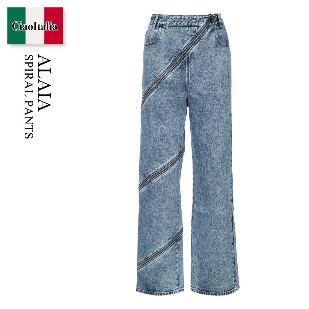 【数量限定・在庫限り・早い者勝ち！】 アズディンアライア / Alaia Spiral Pants / AA9P0295T535A / AA9P0295T535A 524 / AA9P0295T535A524 / デニム・ジーパン｜Ciao Italia