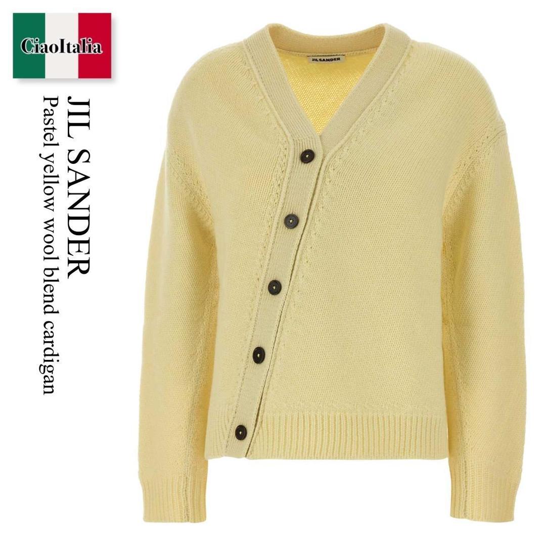 【数量限定・在庫限り・早い者勝ち！】 ジルサンダー / Jil Sander Pastel Yellow Wool Blend Cardigan / J02HP0065J 14860 / J02HP0065J 14860 737 / J02HP0065J14860 / J02HP0065J14860 737 / J02HP0065J14860737 / カーディガン｜Ciao Italia 108,222円