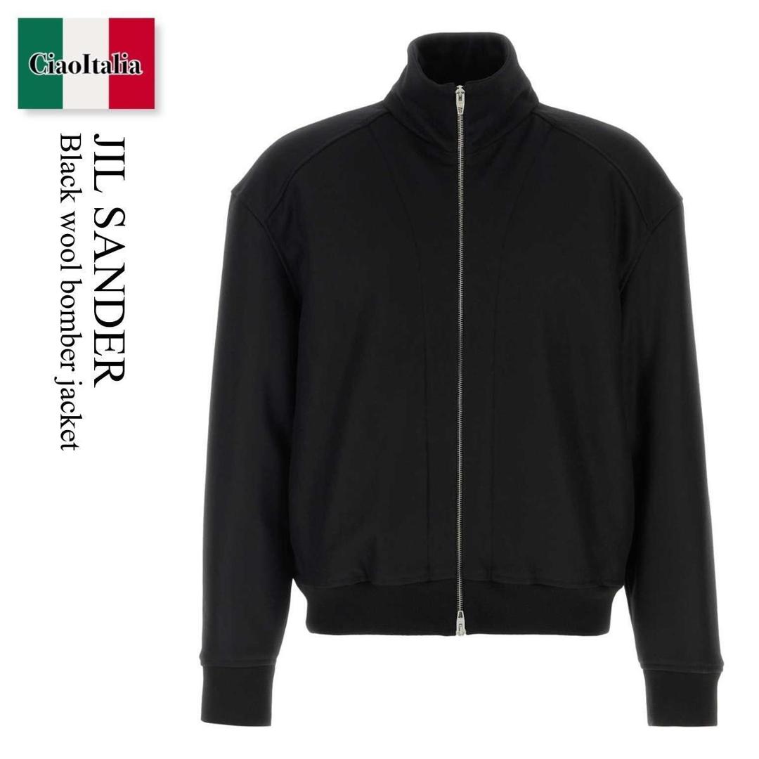【数量限定・在庫限り・早い者勝ち!】 ジルサンダー / Jil Sander Black Wool Bomber Jacket / J22BN0296J 40045 / J22BN0296J 40045 001 / J22BN0296J40045 / J22BN0296J40045 001 / J22BN0296J40045001 / MA-1|Ciao Italia