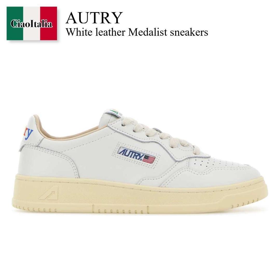 【数量限定・在庫限り・早い者勝ち！】 オートリー / Autry White Leather Medalist Sneakers / AULWBG01 / AULW / AULW BG01 / スニーカー｜Ciao Italia
